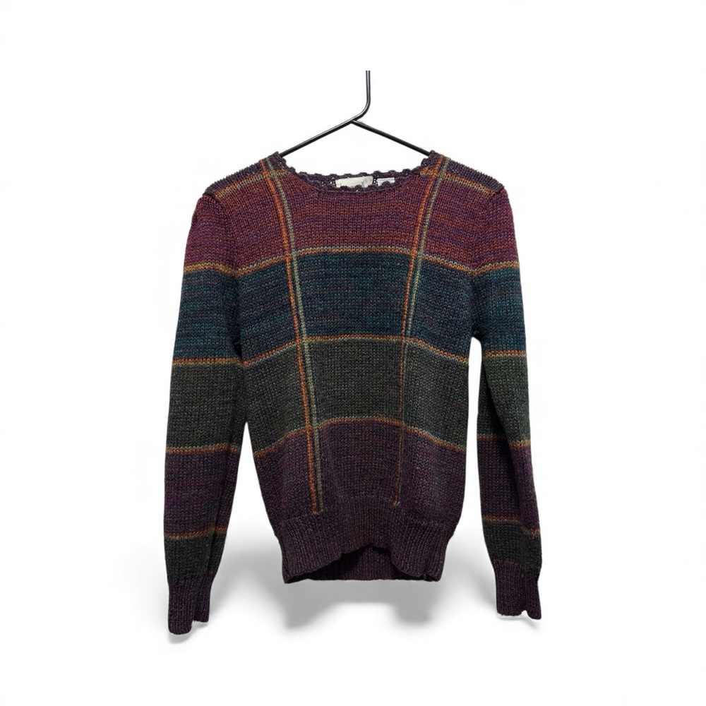 Vintage Jason Maxwell Women's‎ Multicolor Knit Lightweight Sweater Size Small